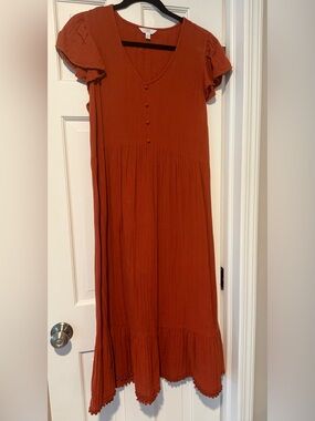 time and tru women's knit midi dress with belt Time And Tru Women`s Knit Midi Dress with Belt